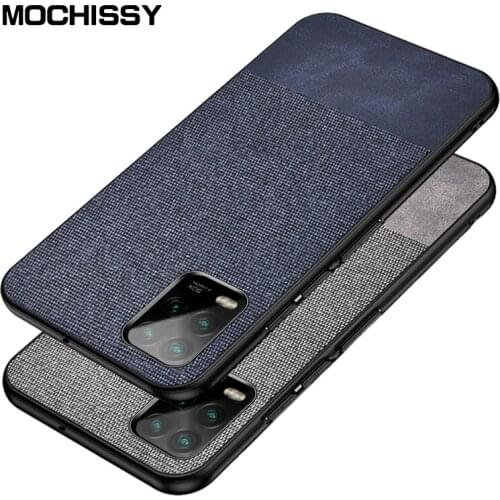 For Xiaomi Mi 10 Lite Case Cloth Fabric Silicone Soft Edge Protect Shockproof Back Cover For Xiaomi Mi 10 Pro Note 10 Case Funda