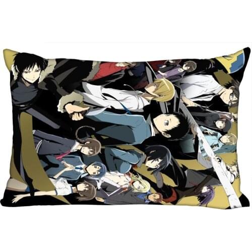 Nice DURARARA!! Anime Pillowcase 45x35cm(One Side) New Rectangle Zipper Print Throw Wedding Decorative Pillowcase Cover