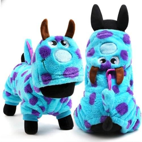 Dog Clothes Puppy Bubble Dragon Transformation Thicken Jacket Fit Dog Cat Winter Pet Cute Costume Warm Hoodie Dog Coat