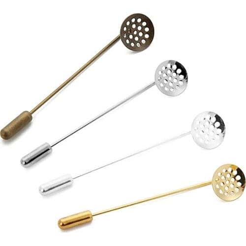 10pcs/lot 50mm Length Copper Brooch Pins Base Brooch Settings Blank Bezel Cabochon Base For DIY Jewelry Making Accessories