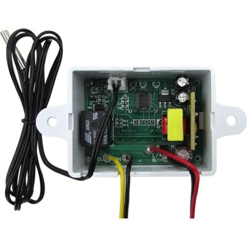 Mini Led Digital Thermoregulator Thermostat Temperature ControllerXH-W3001 Control Switch Meter