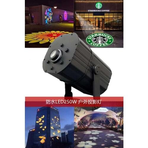 Outdoor Projection lamp 250W Gobo Logo lighting for disco bar club ktv store