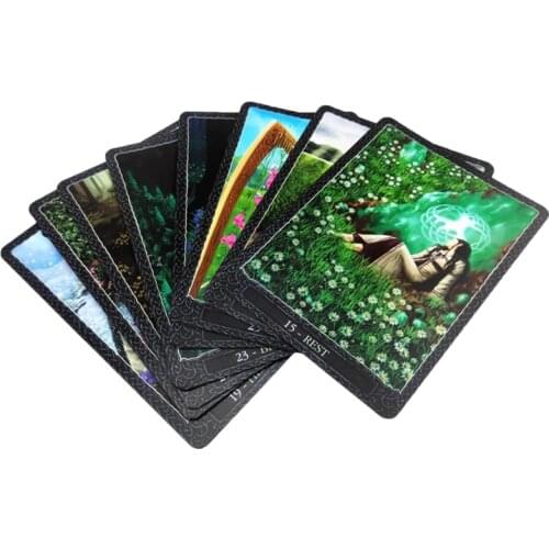 Earth Wisdom Oracle Cards Full English 32 Cards Deck Tarot Fun Party Board Game