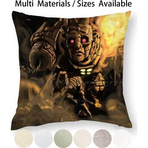 Terraria Game Pillow Case Throw Pillow Cover Cotton Linen Flax Terraria Moon Lord Base Journey Update Armor Weapon Lava Guide