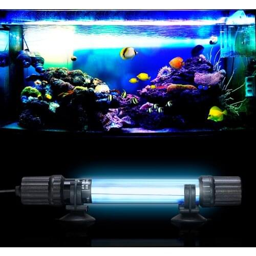 New Aquarium UV Sterilisator Dompelpompen UV Sterilisator Lamp Water Desinfectie Behandeling Voor Aquarium Fish Tank Pond