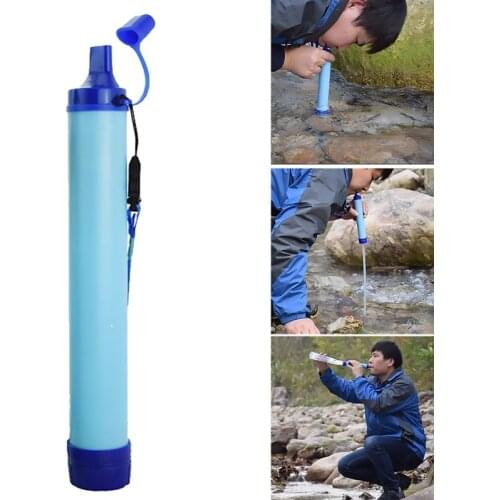 Portable Water Purifiers Outdoor Survival Water Filter Camping Camping Hiking Emergency Portable Outdoor Elements