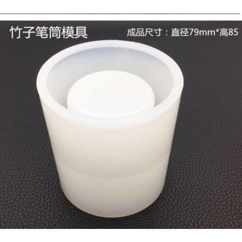 DIY Crystal Epoxy Pencil Holder Silicone Mould High Mirror Handmade Jewelry Dried Flower Decoration Tool Decoration Mould