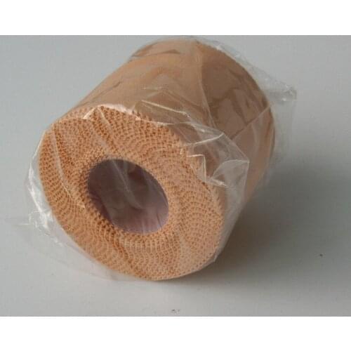 1 Roll 5cm X 4.5m Athletic Cloth White Sports Tape Bulk Pack - Easy Tear By Hand With Zigzag Edges