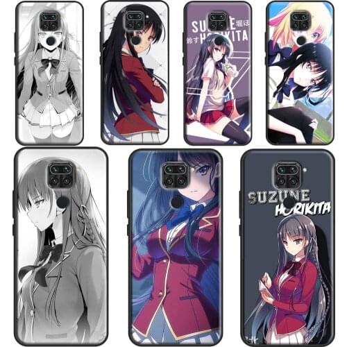 Horikita Suzune Case For Xiaomi Redmi Note 10 Pro 9S 8T Note 8 Pro Note 9 Pro K40 7 8 9 A 9C 9T Back Cover