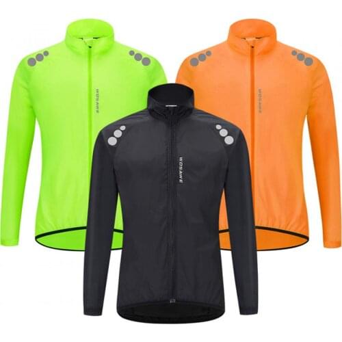 Waterproof Mountain Bike Mtb Wind Coat Running Riding Bicycle Windbreaker Men Cycling Jacket Reflective Windproof
