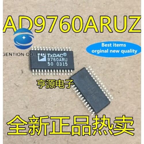 10PCS AD9760ARUZ AD9760ARU AD9760 9760ARU TSSOP-28 in stock 100% new and original