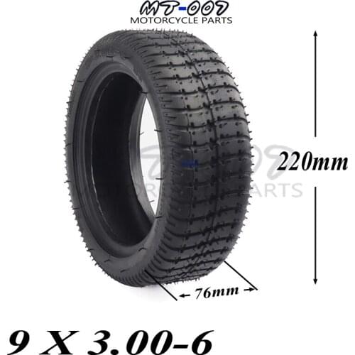 9X3.00-6 9inch single shaft brushless gearless motorcycle tire tyre