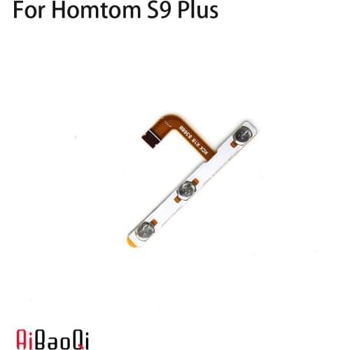 AiBaoQi New Original Homtom S9 Plus power on/off+ volume FPC Key up/down button flex cable FPC For Homtom S9 Plus Phone