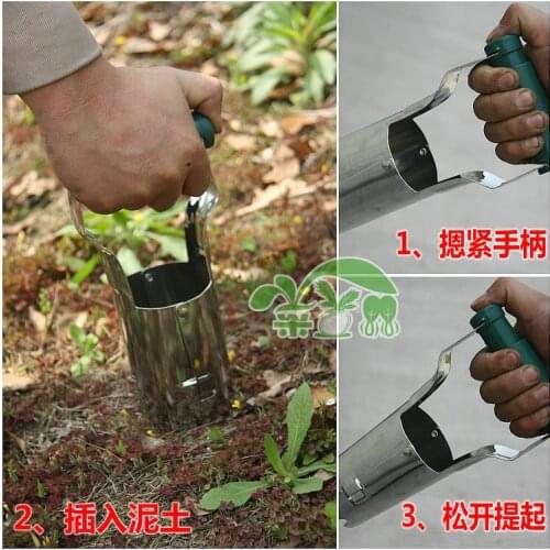 Livraison gratuite! Acier repiquage agricole de jardin de Transplanter