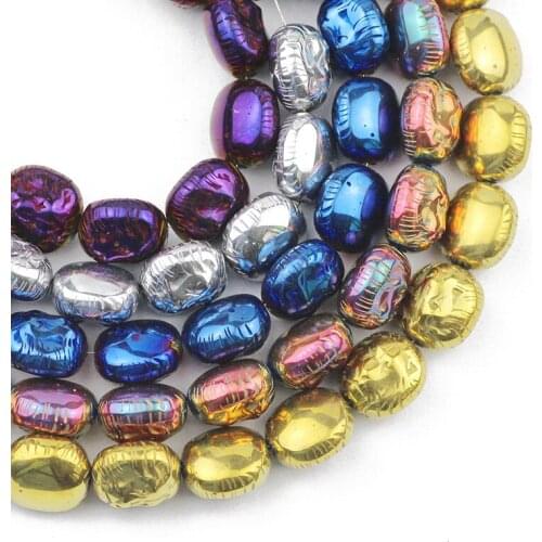 Lion Head Blue,Multicolored,Purple Natural Stone Hematite Spacer Loose Beads For Jewelry Making Diy Bracelets Pendant 10MM20pcs