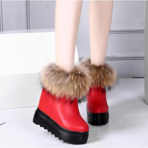 GY&YY LUXURY Women's Wedge Ankle Boots