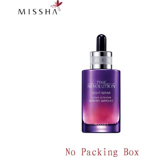 MISSHA Time Revolution Night Repair Borabit Ampoule 50ml Face Skin Care Anti-wrinkle Whitening Night Cream Facial Serum