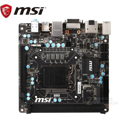 MSI B85I LGA 1150 Mini-itx 17*17 Mini Motherboard B85 Original motherboards mainboard PC