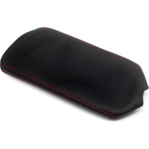 Soft Microfiber Leather Armrest Cover For Honda City 2015 2016 2017 2018 Car Center Control Armrest Box Cover Trim