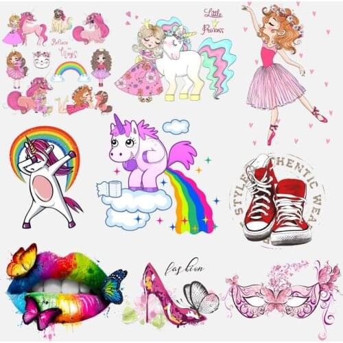 Punk Skull Iron On Transfer For Clothing Sticker Biker Patch Thermo-Stickers On Clothes DIY Hippie Stickers T-shirt Appliques