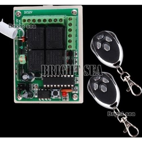 NEW # 433MHZ 315 MHz DC12V 4CH RF Wireless Remote Control Switch Controllers & Rceiver Modules