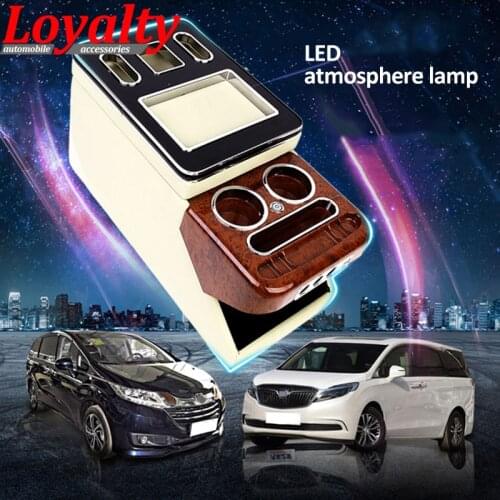 Loyalty Car Armrest Box Central Store Content Storage For Honda Odyssey 2015 2016 2017 Universal Auto Styling Accessories