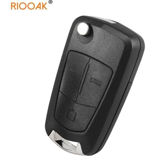 3 Button Flip Remote Folding Car Key Cover Fob Case Shell For Vauxhall Opel Astra H Corsa D Vectra C Zafira Astra Vectra Signum