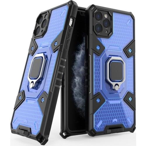 Luxury Case For iPhone 11 Pro Max Bumper Armor Etui Ring 360 Protect Back Cover iPhone XR XS Stand Fundas iPhone 11 Pro Case