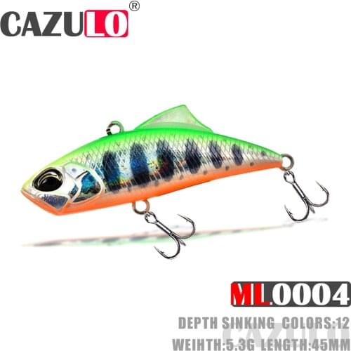 Fishing Lures Accesorios Vibration Isca Artificial Bait Weights 5.3g 4.5cm Sinking Lure Tackle Goods For Pike Fish Leurre Angeln