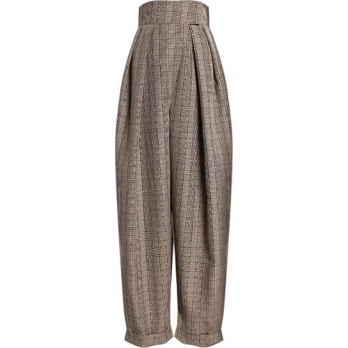 Vinieer Women's Plaid Trousers