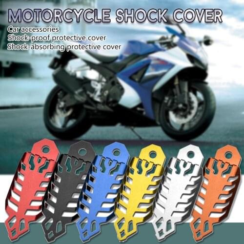 1PCS Motorcycle Damping Spring Protection Cover Aluminum Alloy Front Fork Dust Damper Motorcycle Shocks Absorber Spring Cover