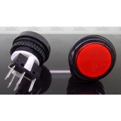 10pcs 32mm Illuminated round button with switch and led lam button casino game pushbutton for Arcade machine Slot Game Machine