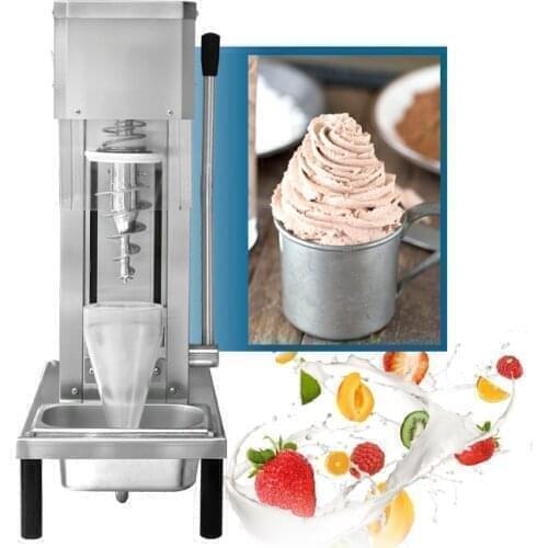 2021 Frozen Yogurt Blending Machine Fridge to Make Milkshake Ice Cream Mixing Stainless Steel Commercial Granizing E CFR by Sea