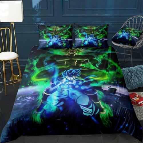 Gogeta Dragonball Duvet Cover Comfortable Quilt Home Decora Design Universal Bedding Set Bedclothes+Pillowcase 3pcs