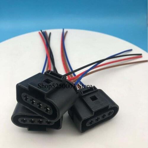 4 Pin Ignition Coil 1J0973724 Connector Repair Kit 1J0 973 724 for A4 A6 rs4 rs6 a8 Adapter Wiring harness