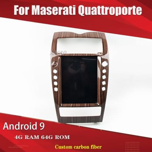 AuCAR Tesla style Maserati QP5 Android 9 PX6 Car Radio For Maserati Quattroporte 2003-2012 multimedia GPS Navigation Head Unit