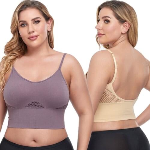 Seamless Sports Bra 6xl Bra Plus Size Sexy Push Up Bralette Women Lingerie Bras for Women Top Female Pitted Wireless Bra