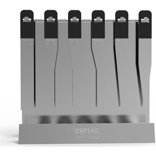 DSPIAE ES-R ES-S Etching Sheet Sanding Bored Tabletop Set Hand Tool Gray Stainless Steel 2021 New