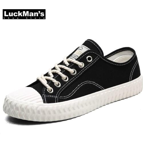 Mens Canvas Casual Shoes Male Sneakers Lace up Student Shoes Chaussure Homme Men Hot Sale Spring Walking Flats Shoes