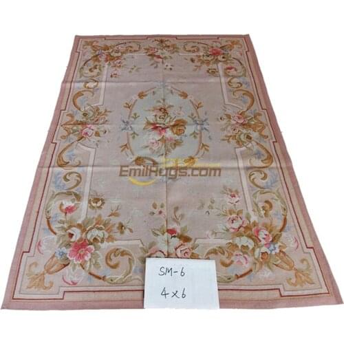 French aubusson rug woven wool carpet carpet wool Carpet Handmade Livingroom Carpet Square Rug Aubusson Carpet Natural Sheep