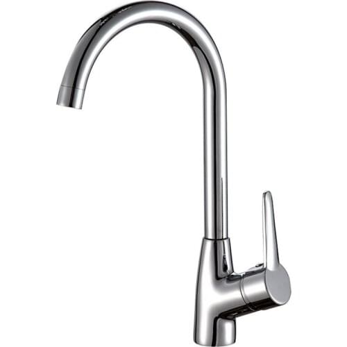 Kitchen Faucet 360 Degree Rotation Single Handle for Kitchen Sink Mixer Tap Copper Chrome Finish