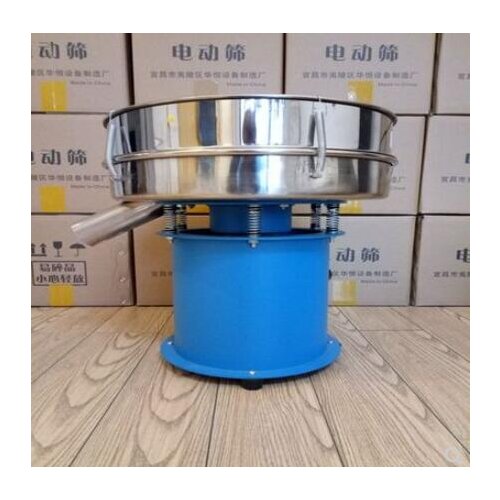 Food sieve machin Small vibrating screen electric screen electric shock sieve electrostatic powder screening machine 45cm