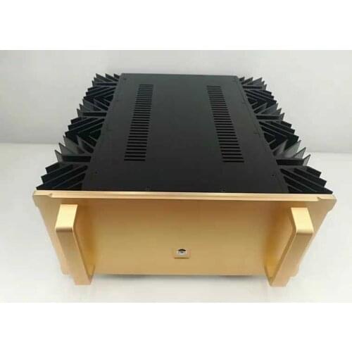 Can install A65, A70, P7100 hifi pure rear stage power amplifier all aluminum big empty case 430 * 200 * 460mm