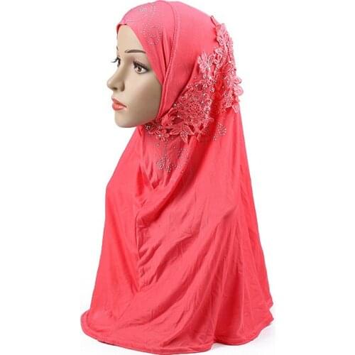 Wholesale Beautiful Merly One Piece Long Hijab with Lace