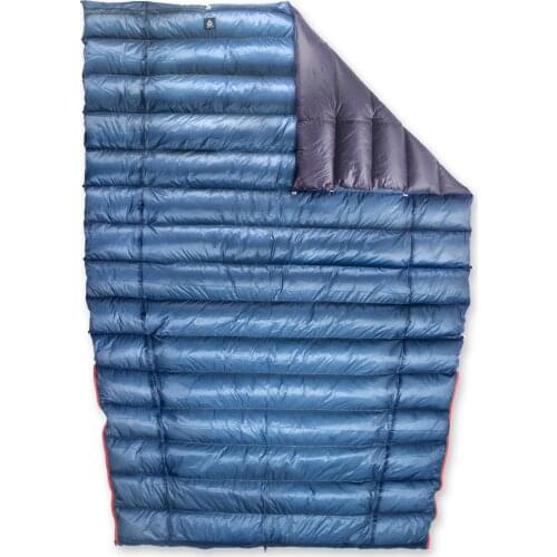 Ice Flame 7D 3 Season 800FP 90% White Goose Down Sleeping Bag Blanket Sleeping Quilt Underquilt For Hammock Backpacking Camping