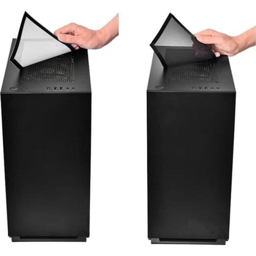 Dust screen of computer case with magnetic suction 12 * 24cm dust-proof filter protection components