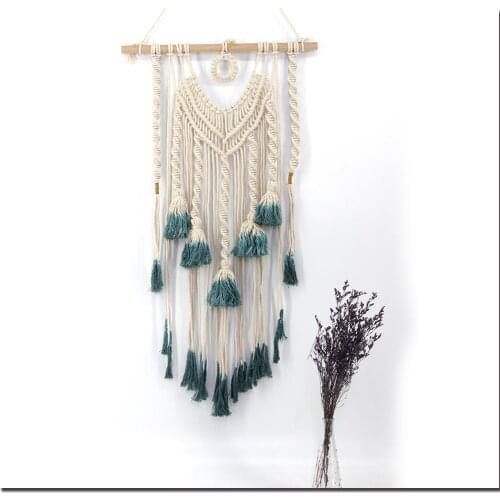 Hand-woven Macrame Wall Hanging Headboard Neutral Wall Decor Boho Decor Wall Tapestry Mexican Home Decor tapisserie T05