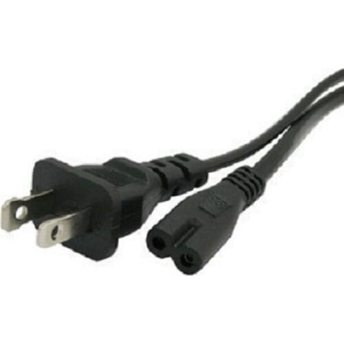 Power cord national standard suffix eight figure two-hole power cord power cable 2 hole suffix