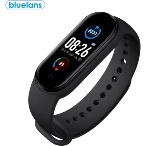 M5 Color Touch Screen Heart Rate Blood Pressure Sleep Monitoring Sedentary Reminder Sports Mode Message Reminder Smart Watch