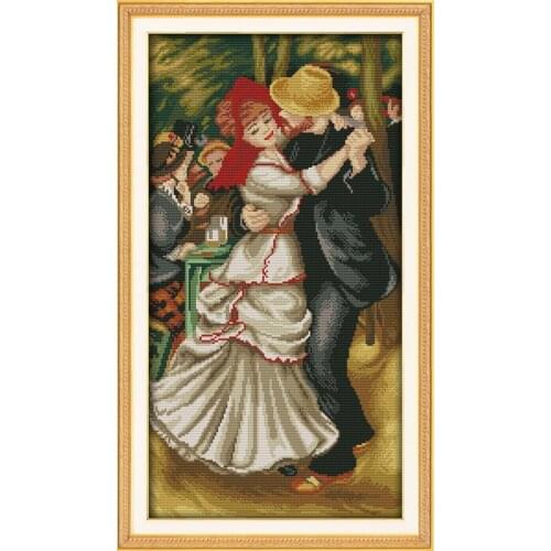 Passionate dance cross stitch kit people 18ct 14ct 11ct count print canvas stitches embroidery DIY handmade needlework